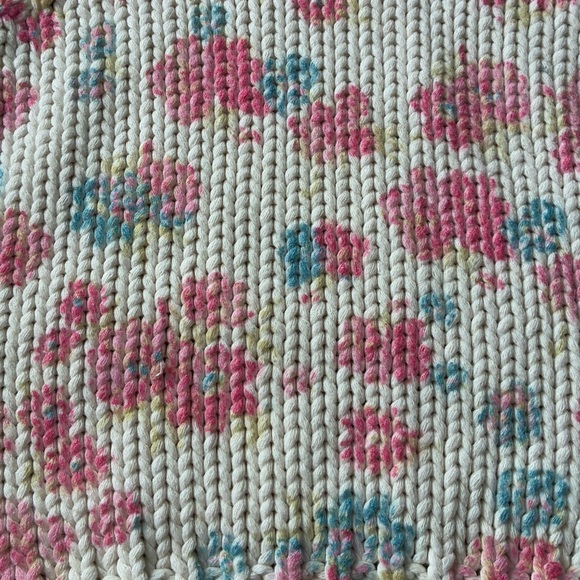 Zara Crochet Cropped Tank Top with Floral Print S - Picture 14 of 14